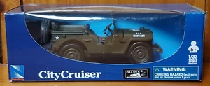 Ray City Cruiser 1:32 Jeep Willys Pull Back - NEW - Picture 1 of 7