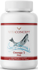 Omega 3 olej rybny / kwasy tłuszczowe I 120 kapsułek w tym witamina E I VITACONCEPT