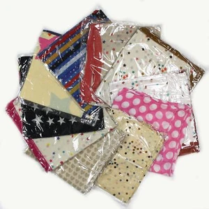 Set 14 10x Baumwolltuch mit Muster quadratisch SymboleMix - Picture 1 of 1