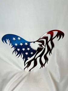 American Flag Eagle signed D.A. Gibbs - Picture 1 of 2