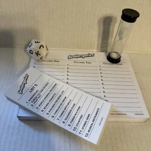 Hasbro Scattergories Replacement Deck, Dice, Timer and Tablet - Picture 1 of 2