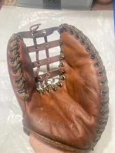 ANTIQUE 1934-48 "RUDY YORK" HOF, AS, DENKERT FIRST BASEMAN'S GLOVE 61-061, RARE! - Picture 1 of 3
