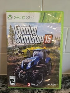 Farming Simulator 15 Microsoft Xbox 360 2015 Complete With Manual - Picture 1 of 8