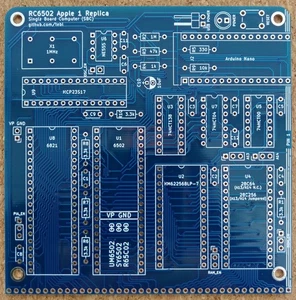 RC6502 Rev H Apple 1 Replica PCB DE - Picture 1 of 2