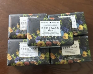 (5) Beekman 1802 2 Barras Jabón Leche de Cabra Covent Garden 9 OZ Grande Mackenzie Childs - Imagen 1 de 2