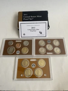 2011-S United States Mint Proof Set San Francisco 14 Coins - Picture 1 of 8