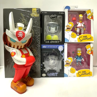 Quiccs MEGA TEQ63 Canbot Clutter Martian Toys Simpsons Multi Toy Bundle - Image 1 of 4