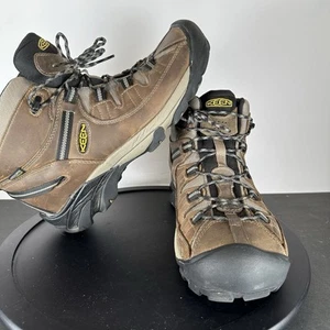 Keen Mens Targhee II Mid Waterproof Hiking Wide Boots Ankle 1012126 Brown Sz 14 - Picture 1 of 16