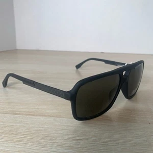 NWT Hugo Boss BOSS 0772/S HXENR Sunglasses Black Rubber 60-14-145 With FLAW - Picture 1 of 10