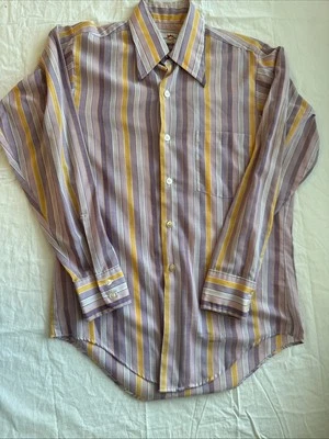 Vintage Men’s Shirt Grant Crest Dress Shirt  Beautiful Button Down 289  - Image 1 of 4
