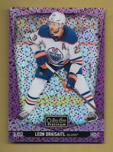 LEON DRAISAITL 2024-25 O-PEE-CHEE PLATINUM VIOLET PIXELS SP #'D /299 NHL STAR! - Bild 1 von 2