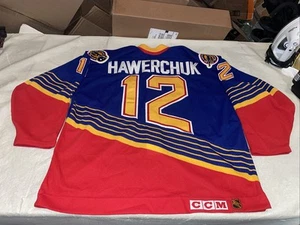 Authentic Dale Hawerchuk Starter St. Louis Blues Jersey Men 54 Clean Vintage Mic - Picture 1 of 11