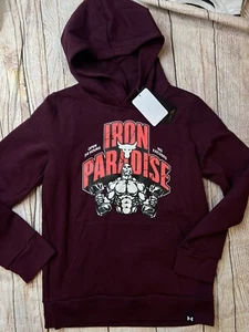Under Armour Youth Iron Paradise Project Rock Hoodie Hooded Sweatshirt NEW - Picture 1 of 1