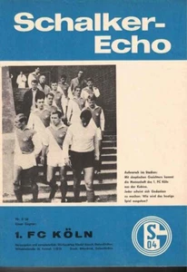 Fussball-Programmheft 65/66 Liga Schalke 04 - 1. FC Köln - Bild 1 von 1