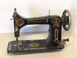 Antike Windsor B Tret Nähmaschine - Bild 1 von 10