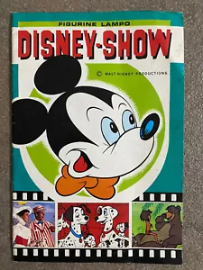 ALBUM DI FIGURINE DISNEY SHOW ED.LAMPO DEL 1977 VUOTO BUONO - Foto 1 di 9