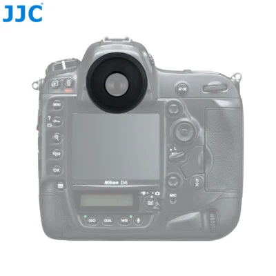 JJC Eyepiece Eyecup w/ Optical Glass for Nikon D5 D4 D3 Df D850 D810A D800 D500 - Image 1 of 4