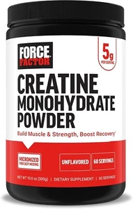 Force Factor Creatine Monohydrate Powder, 5 grams per serving, 60 Servings - Picture 1 of 8