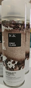 NEW IGK FIRST CLASS CHARCOAL DETOX DRY SHAMPOO Full Size 6.3oz - Picture 1 of 1