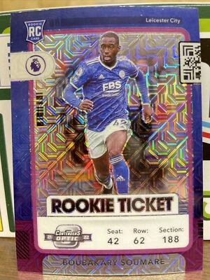 2021-22 Panini Chronicles Boubakary Soumare Purple Mojo Optic Rookie Ticket 296 - Image 1 of 2