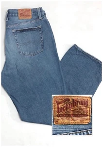 Pantaloni jeans denim taglia 38x33 LUCKY BRAND uomo vestibilità classica, gamba dritta, lavaggio med - Foto 1 di 12