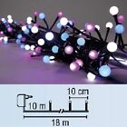 LED Party Bead Light Chain 80s Pink White Light Blue 472-90