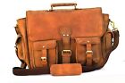 Handmade Buffalo Leather Satchel Messenger Bag Laptop Briefcase Office Bags