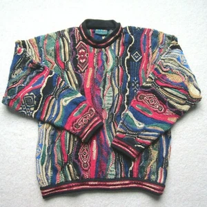 Suéter Coogi Australia De Colección Para Hombre Talla Med Multicolor Lana Algodón Mohair - Imagen 1 de 12