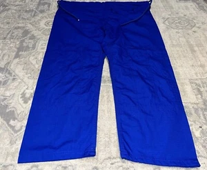 NWOT Hawk BJJ GI Pants JiuJitsu Judo BLUE ADULT SZ A2 - Picture 1 of 4
