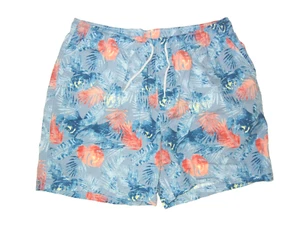 ROUTE 66 Blue Stretch Cotton SUMMER CHINO SHORTS Athletic Gym Beach Hike Men XL - Picture 1 of 6