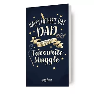 Father's Day Card | Happy Father's Day Dad | Harry Potter | Wizards & Muggles - Picture 1 of 6
