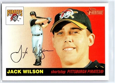 JACK WILSON 2004 Topps Heritage Pittsburgh Pirates Baseball Card #346 - Image 1 of 2
