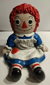 💥Vintage Ceramic Raggedy Ann 1974 The Bobbs Merrill Co. Great Condition - Picture 1 of 6