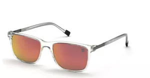 NWT Timberland Sunglasses TB9152 26D Polarized SHINY CRYSTAL / RED 56mm NIB - Picture 1 of 1
