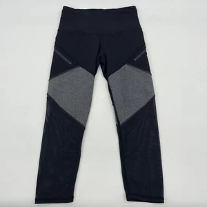 IVIVVA by Lululemon Mesh Cropped Leggings Girls Size 10 Workout Athletic Pants - Picture 1 of 5