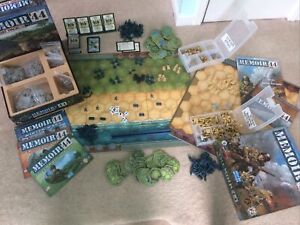 Large Collection Of Memoir 44  Base Game Equipment Pack And Expansion Items