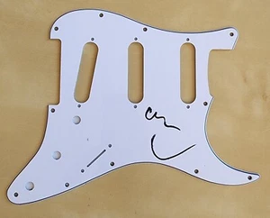 Colin Greenwood of Radiohead Signed Fender Strat Style Guitar Pickguard RAD - Picture 1 of 2