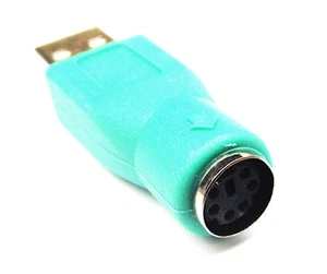 From OZ Quality 1PC USB2.0 Male To Female PS/2 PS2 Changer Adaptor Connector +FP - Picture 1 of 5