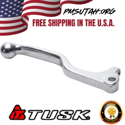 Tusk Right Brake Lever 2002 2003 2004 Suzuki RM85 RM 85 Polished Silver Right RH - Image 1 of 3