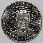 Liberia 2002 $10 Dollars George W Bush 43Rd President Ship Motif World Coin?????