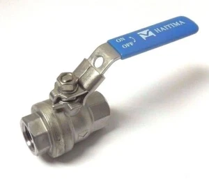 1/2" 2000 NPT Full Port Ball Valve 316 Stainless, Seal-Welded SS0304111138SW - Picture 1 of 5