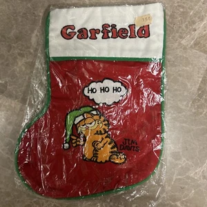 Medias de Navidad Garfield de Colección por Jim Davis 1978 Decoraciones de Vacaciones NUEVAS Lindas ✨ - Imagen 1 de 3