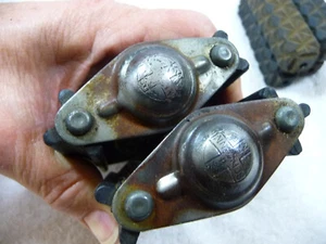 1964 65 SCHWINN PEDALS 3 3/4”FULL SIZE USED SHAPE VINTAGE NEW PADS - Picture 1 of 6