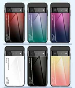 For Google Pixel 8 Pro 7 6 7a 6a Shockproof Gradient Tempered Glass Cover Case - Picture 1 of 25