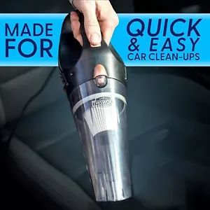 Car Vacuum Cleaner - Portable, High Power, Handheld Vacuums w/ 3 Attachments - Picture 1 of 12