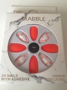 Marble Pop False Nails  - Picture 1 of 2