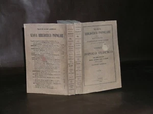 Duller, E. (Sandrini, G.) - Storia del popolo tedesco. 2 volumi 1853. - Foto 1 di 4