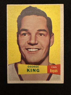 1957-58 Topps George King (#6) EX Rookie Card, Syracuse Nationals ^GRUMPYBUCK^ - Image 1 of 2