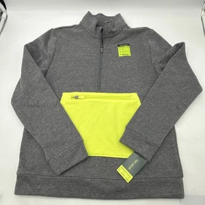 TEK GEAR ULTRASOFT GREY FLEECE 1/2 ZIP PULLOVER YOUTH SIZE L (14/16) - Picture 1 of 15