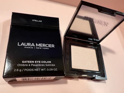 Laura Mercier Sateen Eye Colour  Shadow STELLAR Full Sz  Boxed Champagne Neutral - Image 1 of 3